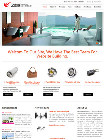 模板编号：简洁大气模板网站